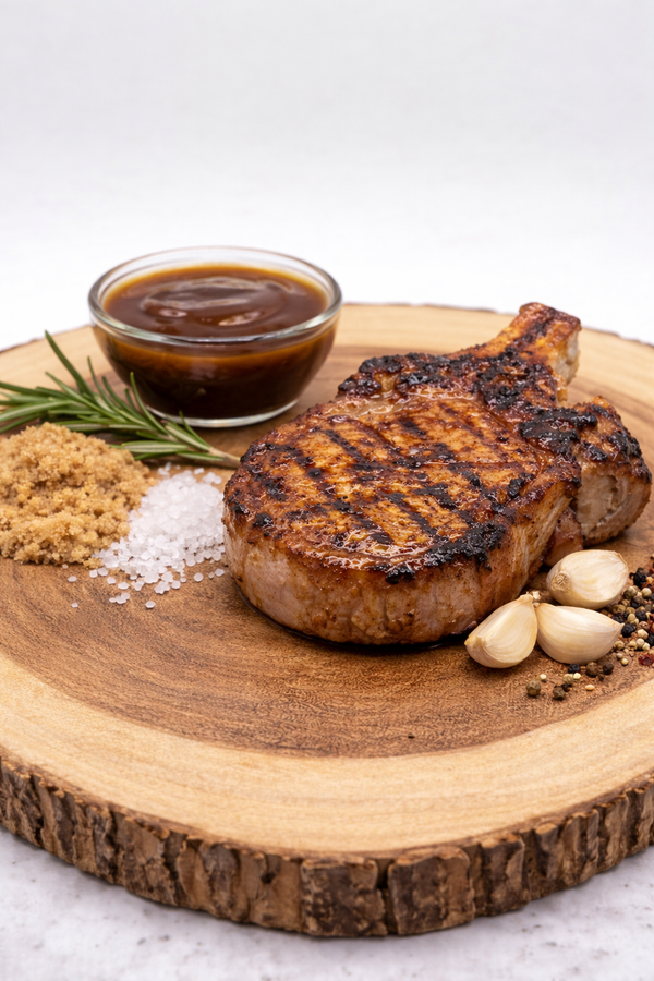 Brown Sugar Smoked Pork Chops